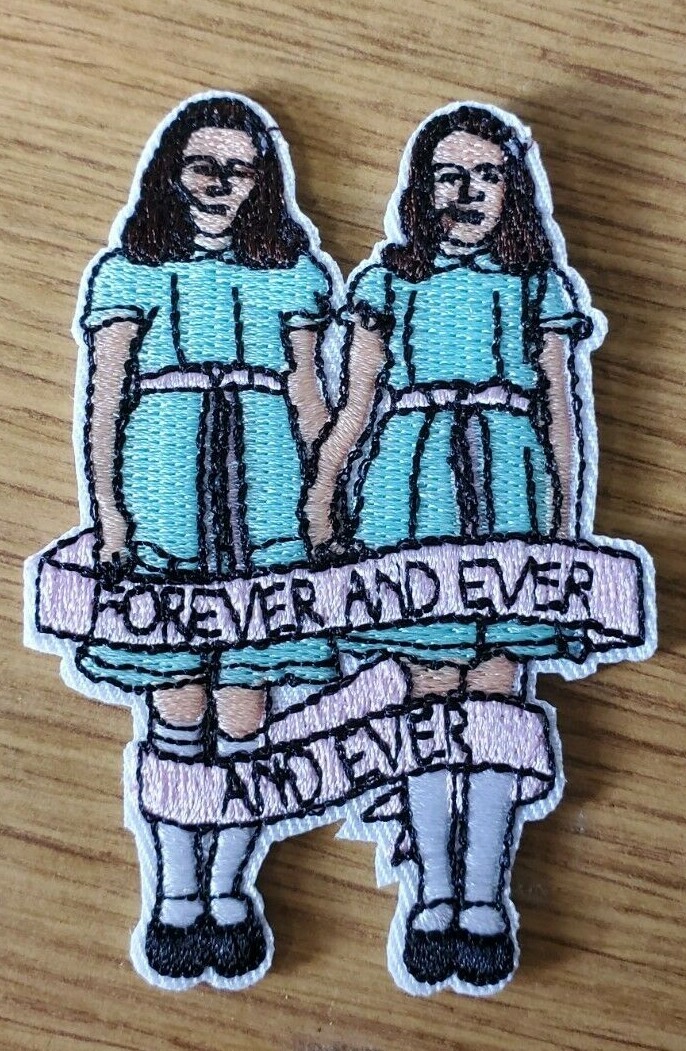 The Shinning Horror Movie Forever and ever and ever Twin Girls Patch3 1/4