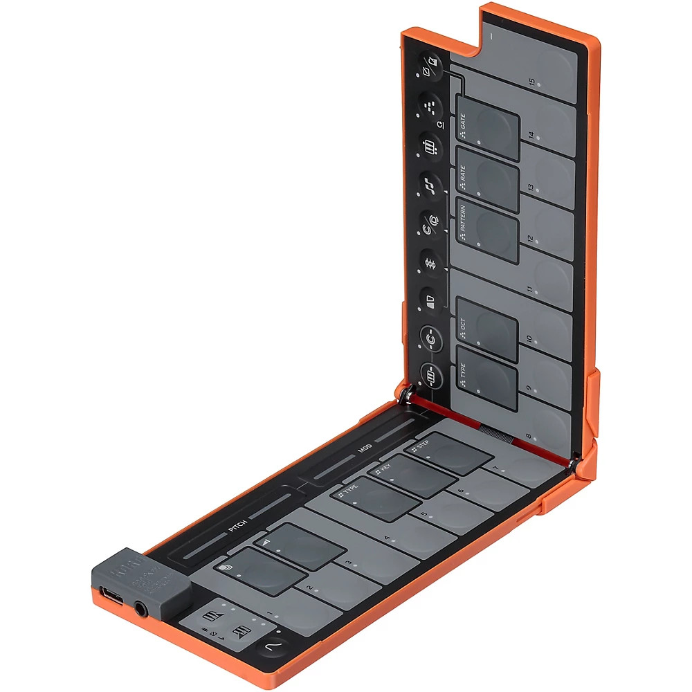 KORG nanoKEY Fold Foldable MIDI keyboard Lava Orange