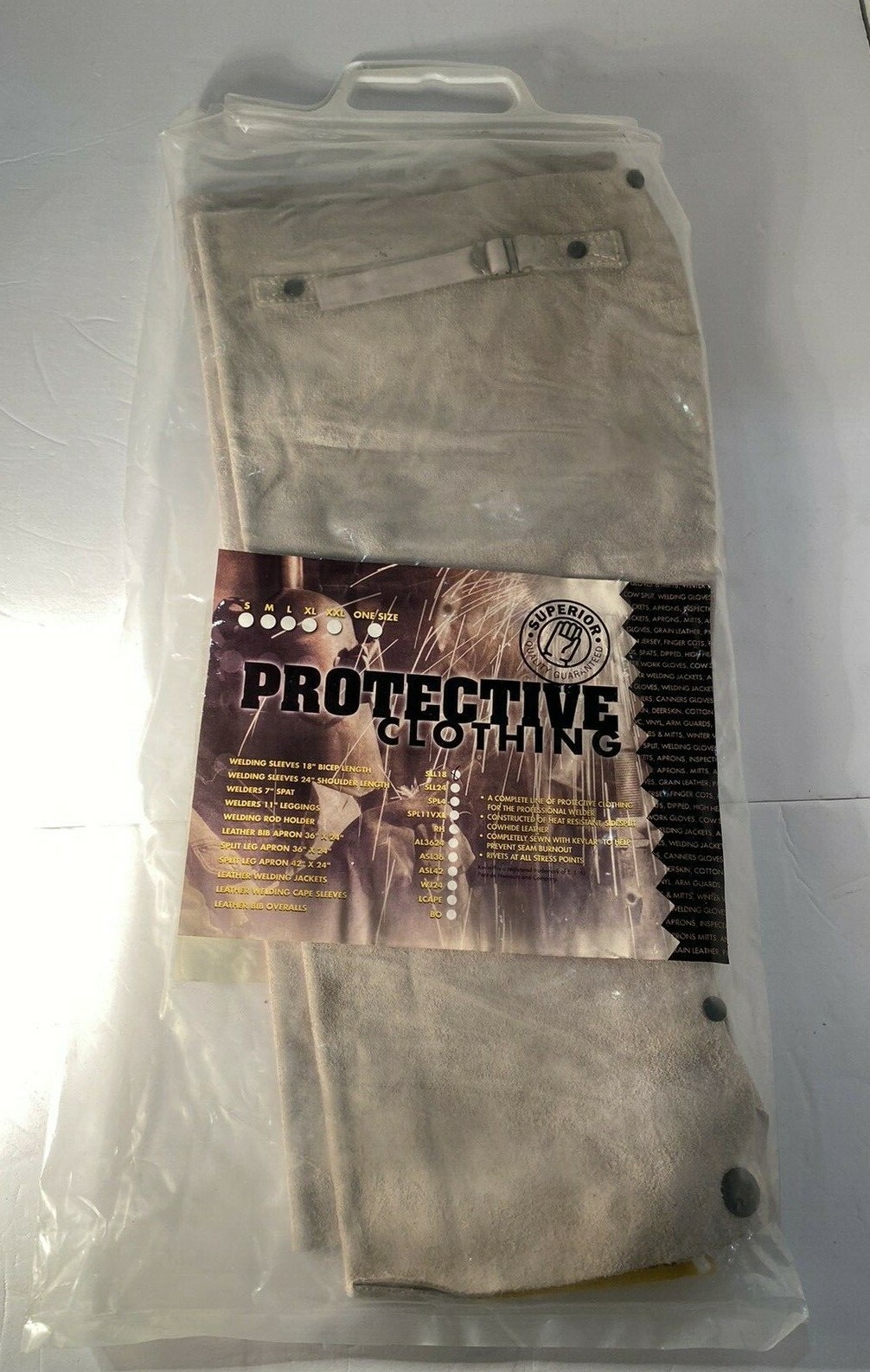 Leather welding Sleeves BOC 18" Bicep length