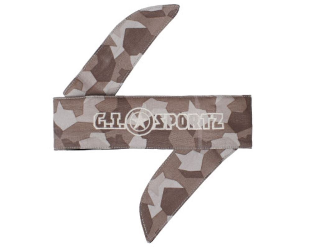 G.I. Sportz Paintball Padded Protective Woodsball Head Band Camo Tan