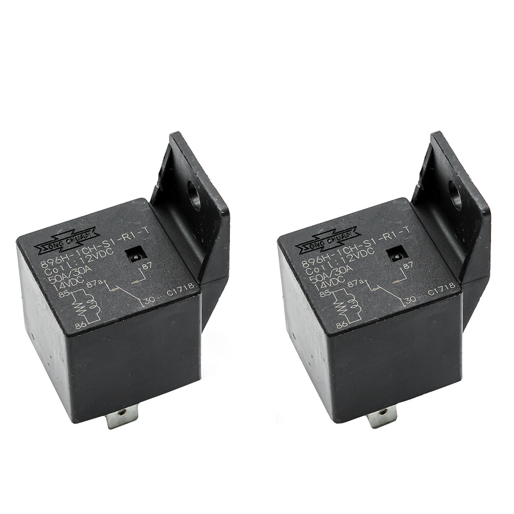 2Pcs Song Chuan 896H-1CH-S1-R1-T 896H-1CH-S1-R1 12VDC Automotive Relay 5Pins