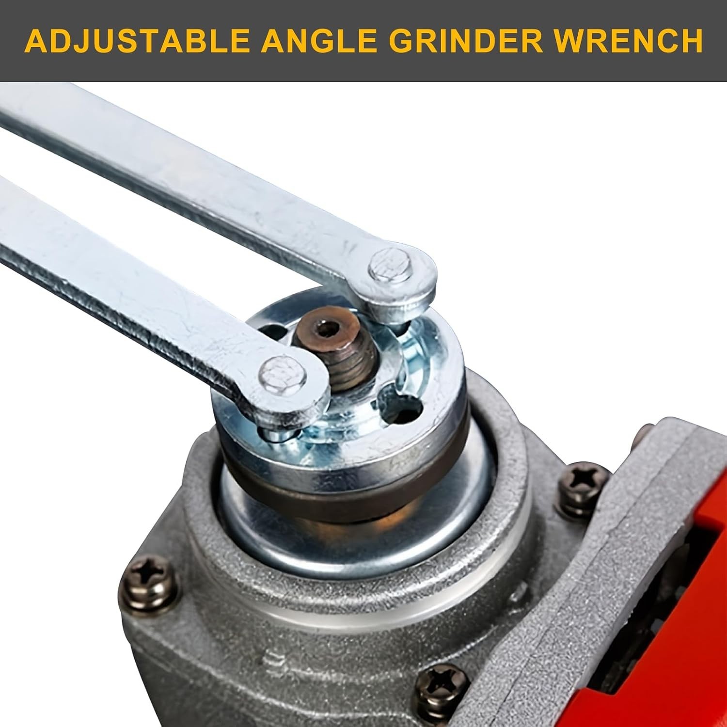 Universal Adjustable Angle Grinder Spanner Wrench - Durable 6.23-Inch Tool