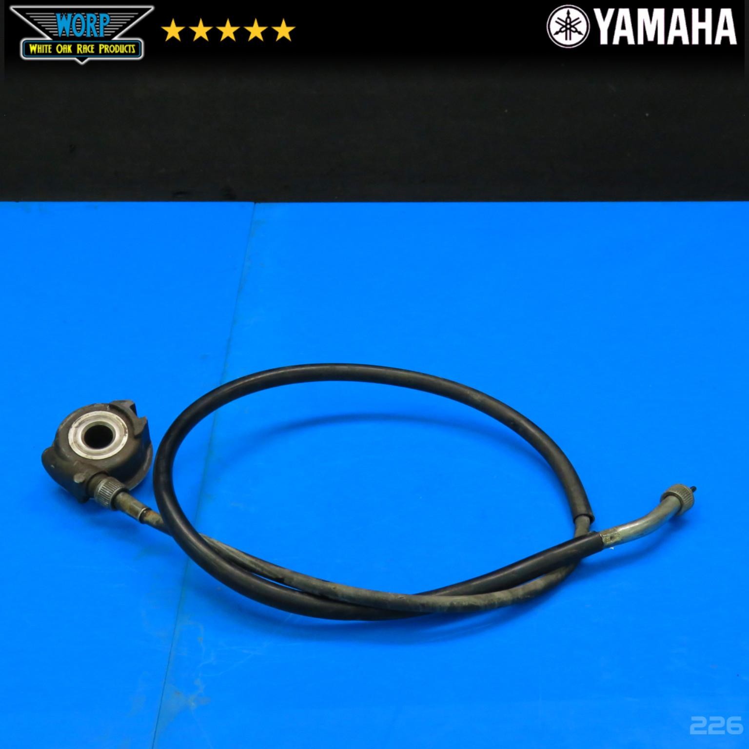 1983 YAMAHA XS400 MAXIM SPEEDOMETER SENDING UNIT + CABLE ~ OEM 82-83