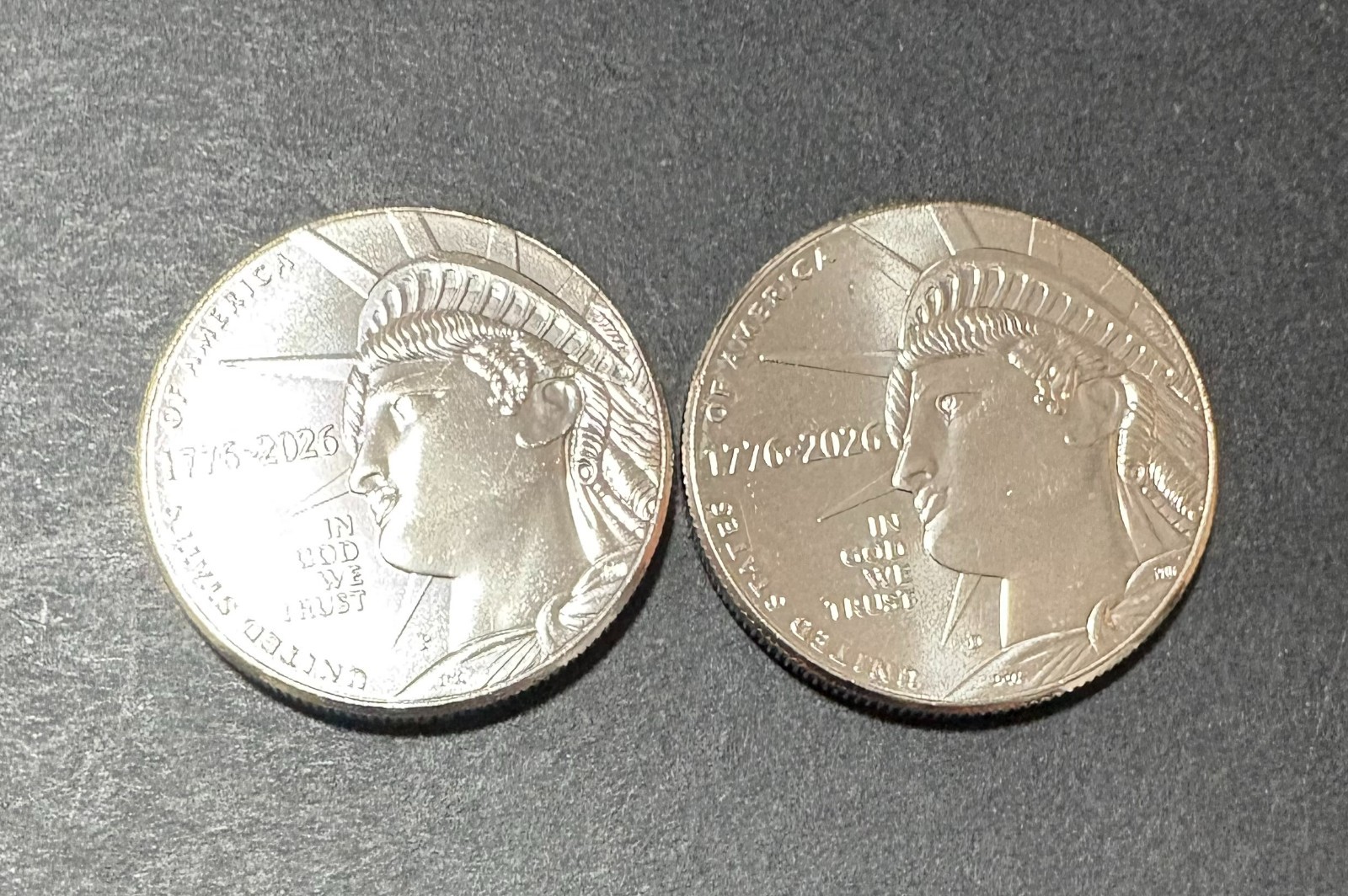 2026 P&D Brilliant Semiquincentennial Half Dollar 2-Coin Set From US Mint Bags