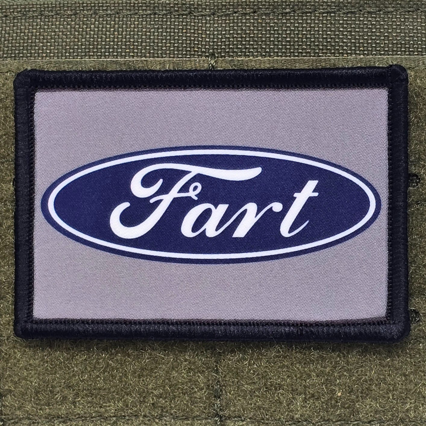 Fart Trucks Patch Moral Tactical Meme Funny Army USA Flag Hook & Loop 3x2