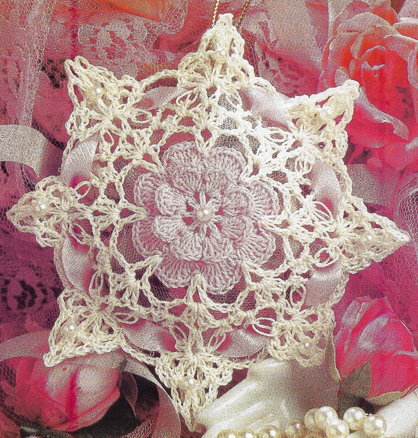 Rose Sachet crochet pattern instructions