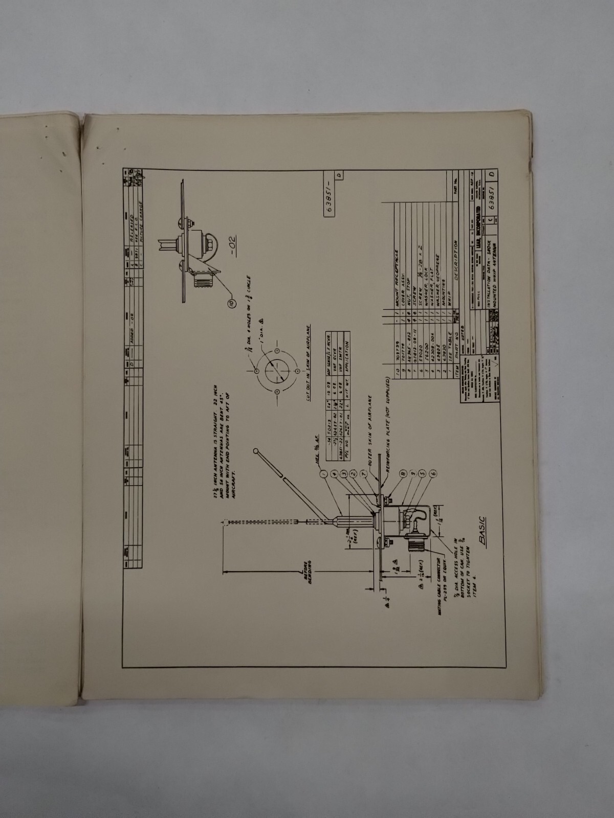 Lear Navigation-Communication System LNC-100 Installation Instructions-Original