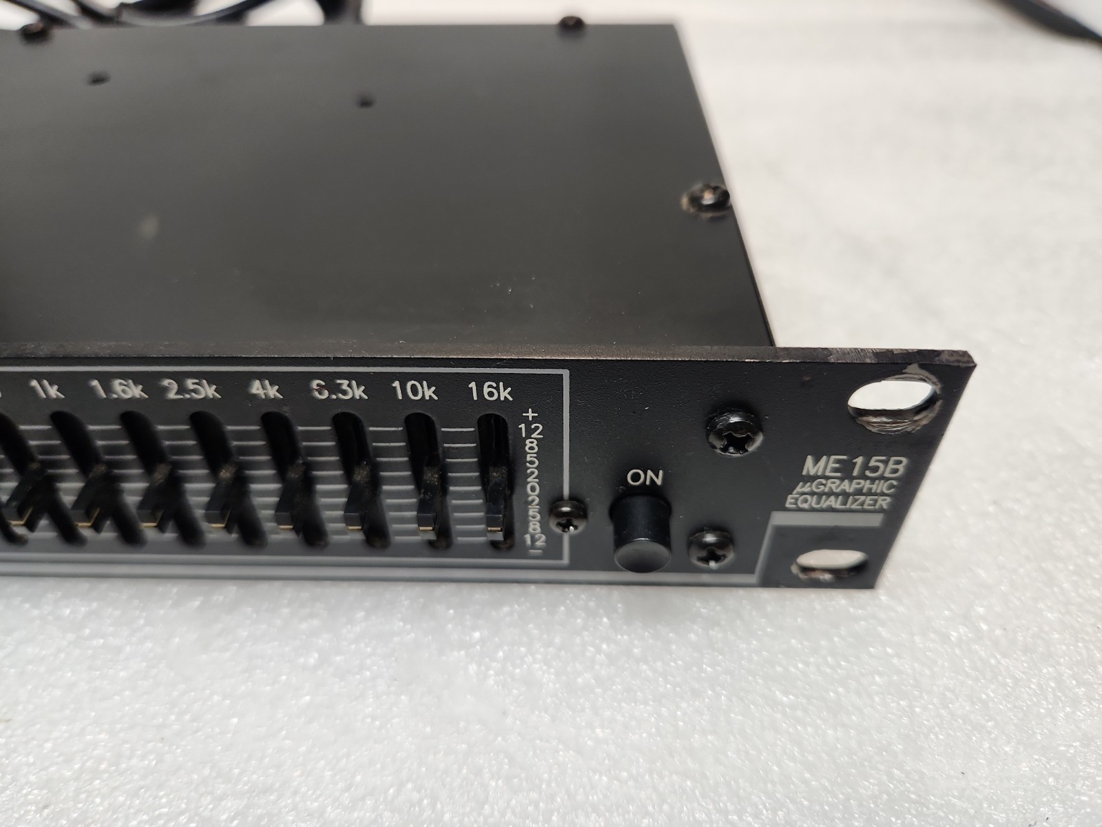 Rane ME 15B Graphic Equalizer 2 Channel Rackmount Pro Audio EQ Tested Works