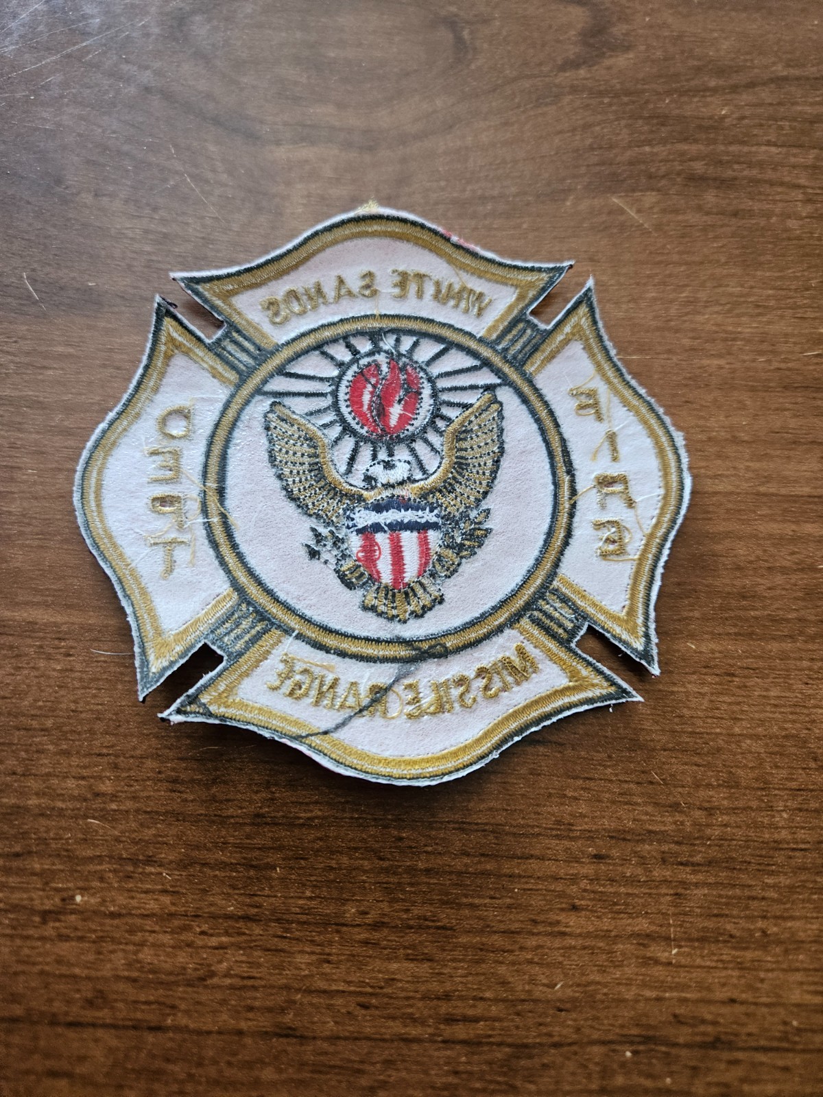 White Sands Missile Range Fire Dept., NM (4" x 4") shoulder patch