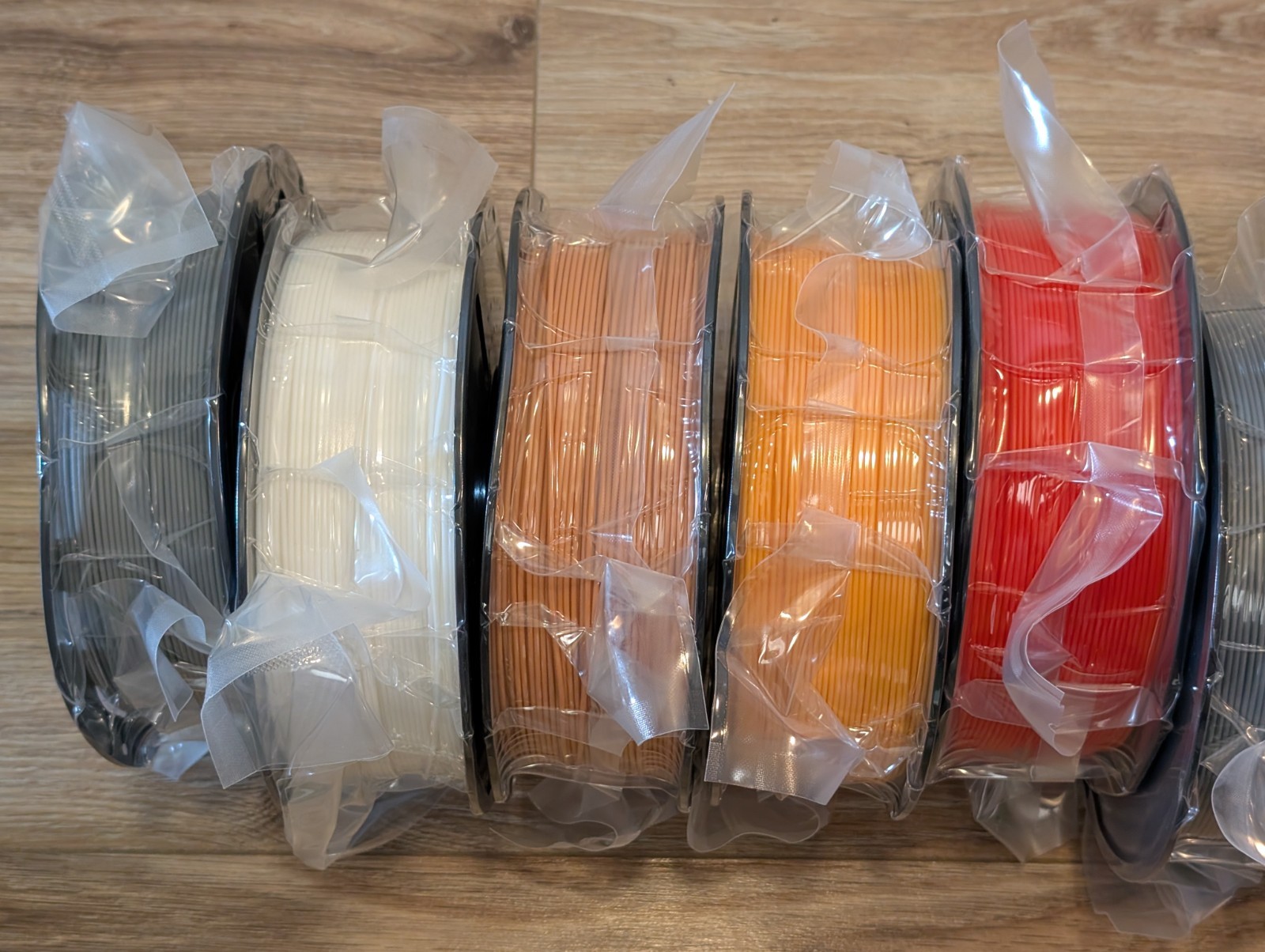 Kingroon 3D Printer Filament, PLA Basic, Variety Pack, 1.75mm, 10 Pack 1kg Rolls