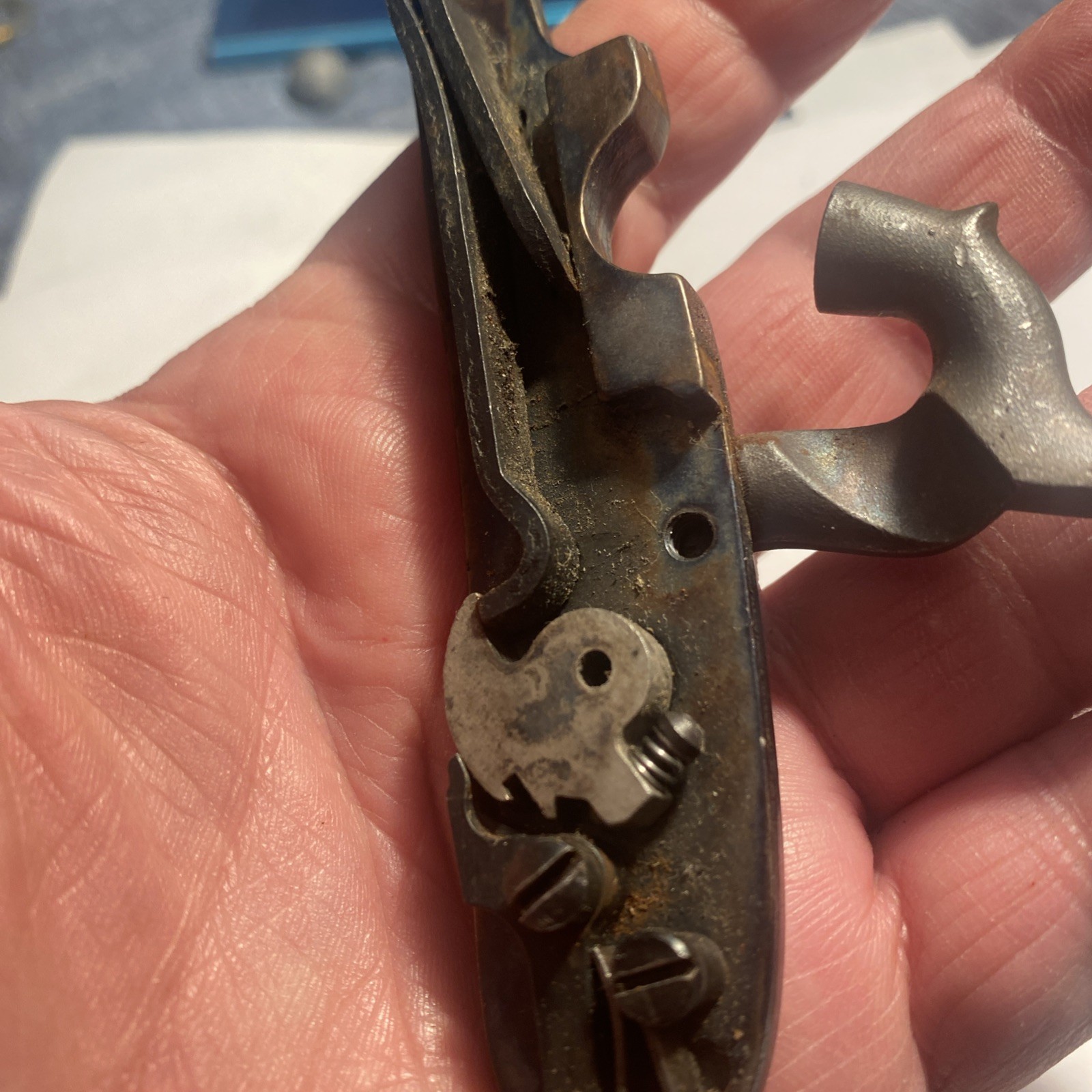 CVA Lock From Plainsman Muzzleloader. Fits Frontier And Kentucky Rifle.
