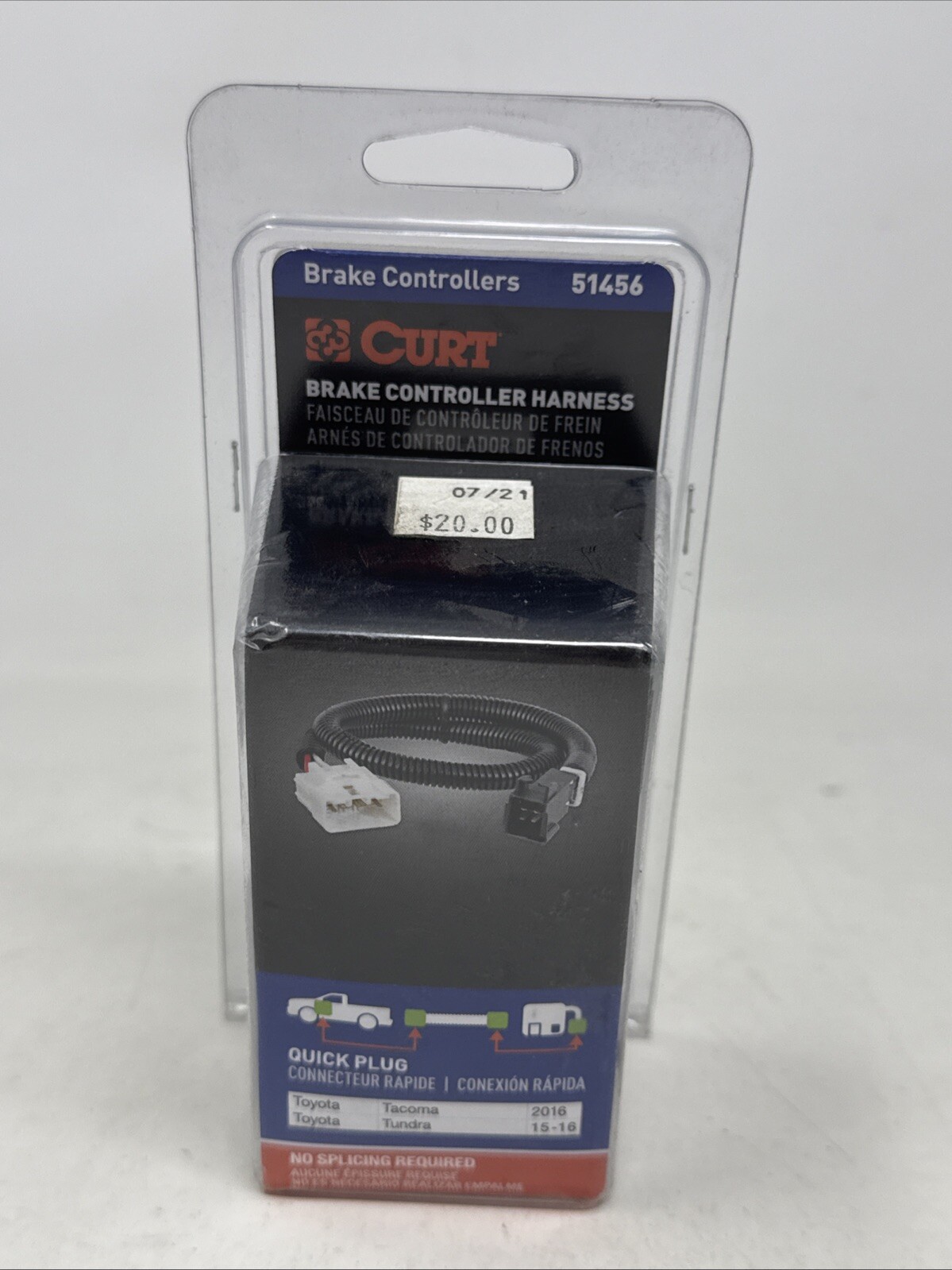 Curt Brake Controller Wiring Harness Part 51456