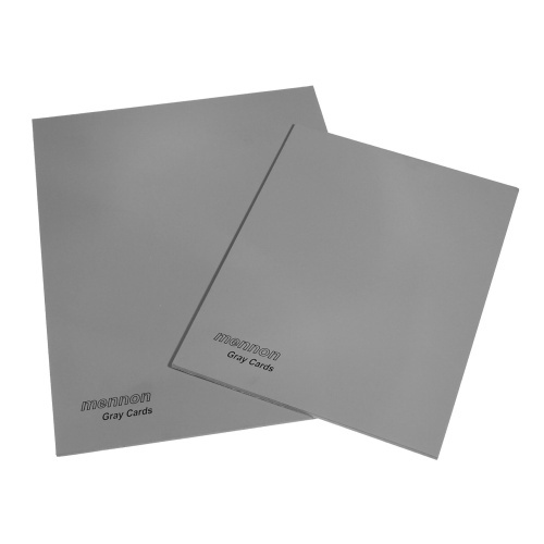 MENNON Set of 2 TWO Gray Cards size 6"x8" and 4"x6", 18% free shipment US seller