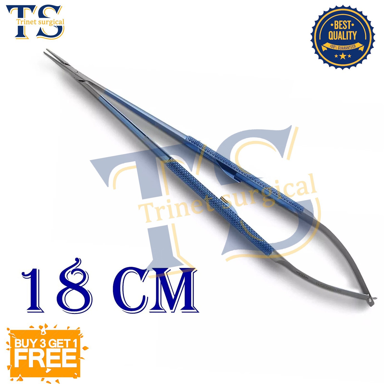 Scanlan Legacy Jacobson Micro Titanium Needle Holder 18 cm surgical instruments