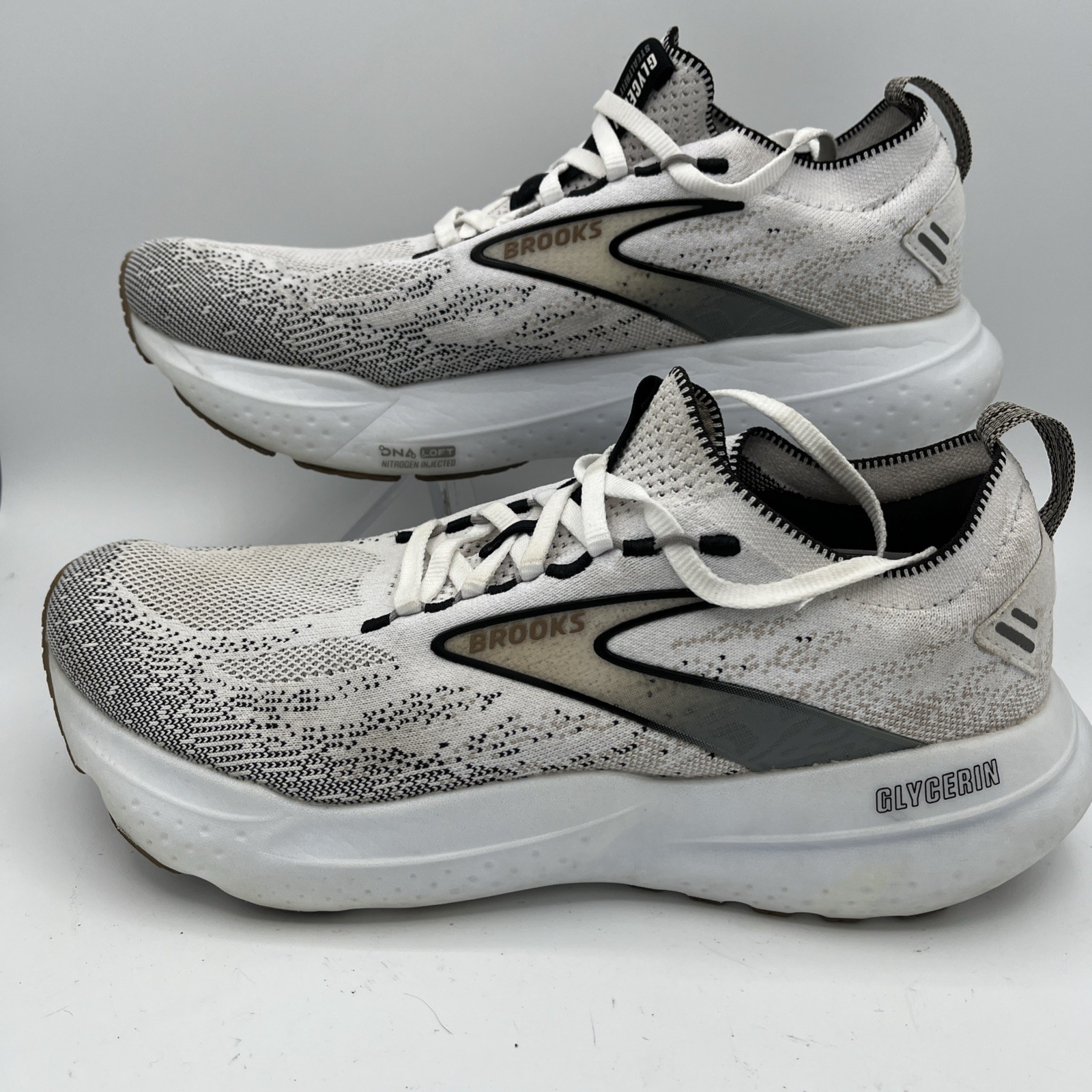 Brooks Glycerin Stealthfit 21 Woman’s 8.5 Running Shoes White 1204101B135