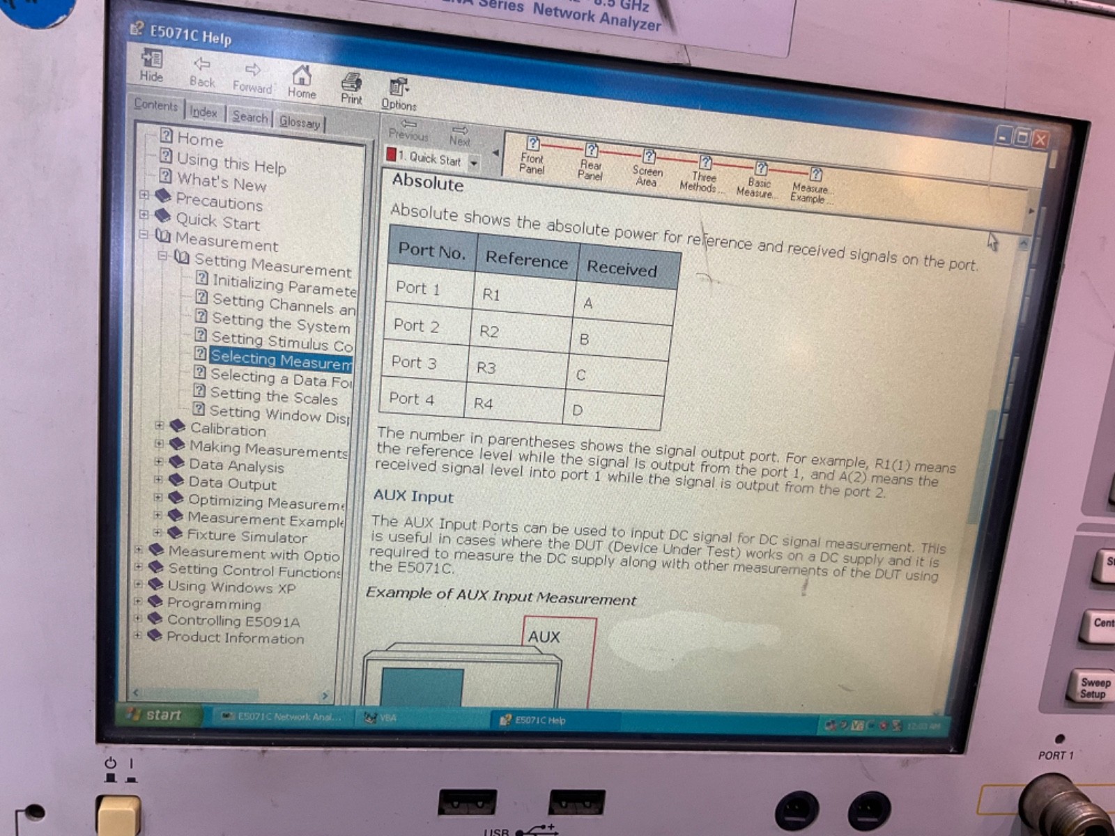 AGILENT TECHNOLOGIES E5071C NETWORK ANALYZER 9KHz-8.5GHz E5071C-ATO-65898