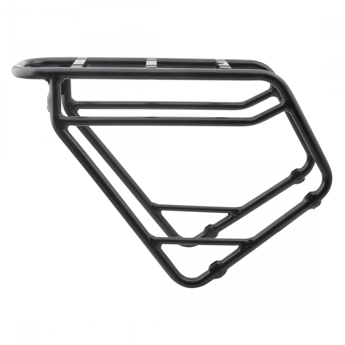 Pure Cycles FLUX Rear Rack - Durable Aluminum Bike Rack for Commuter & Travel