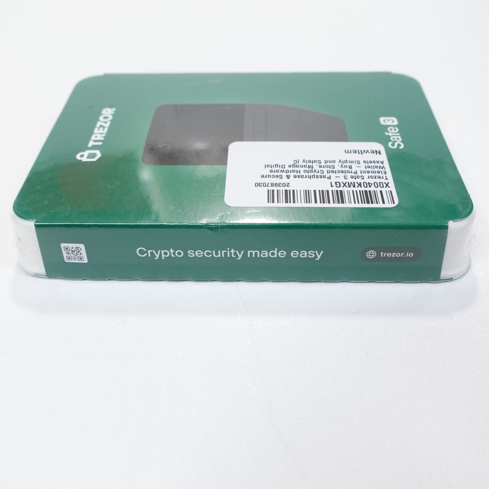 Trezor Safe 3 - Passphrase & Secure Element Protected Crypto Hardware Wallet