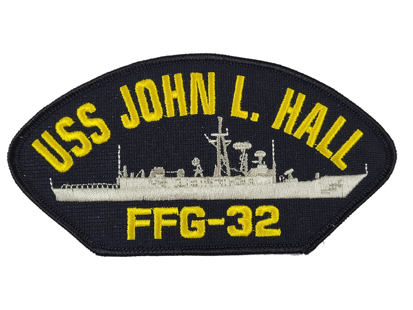 USS John L. Hall FFG-32 Ship Patch - Great Color - Veteran Owned Business