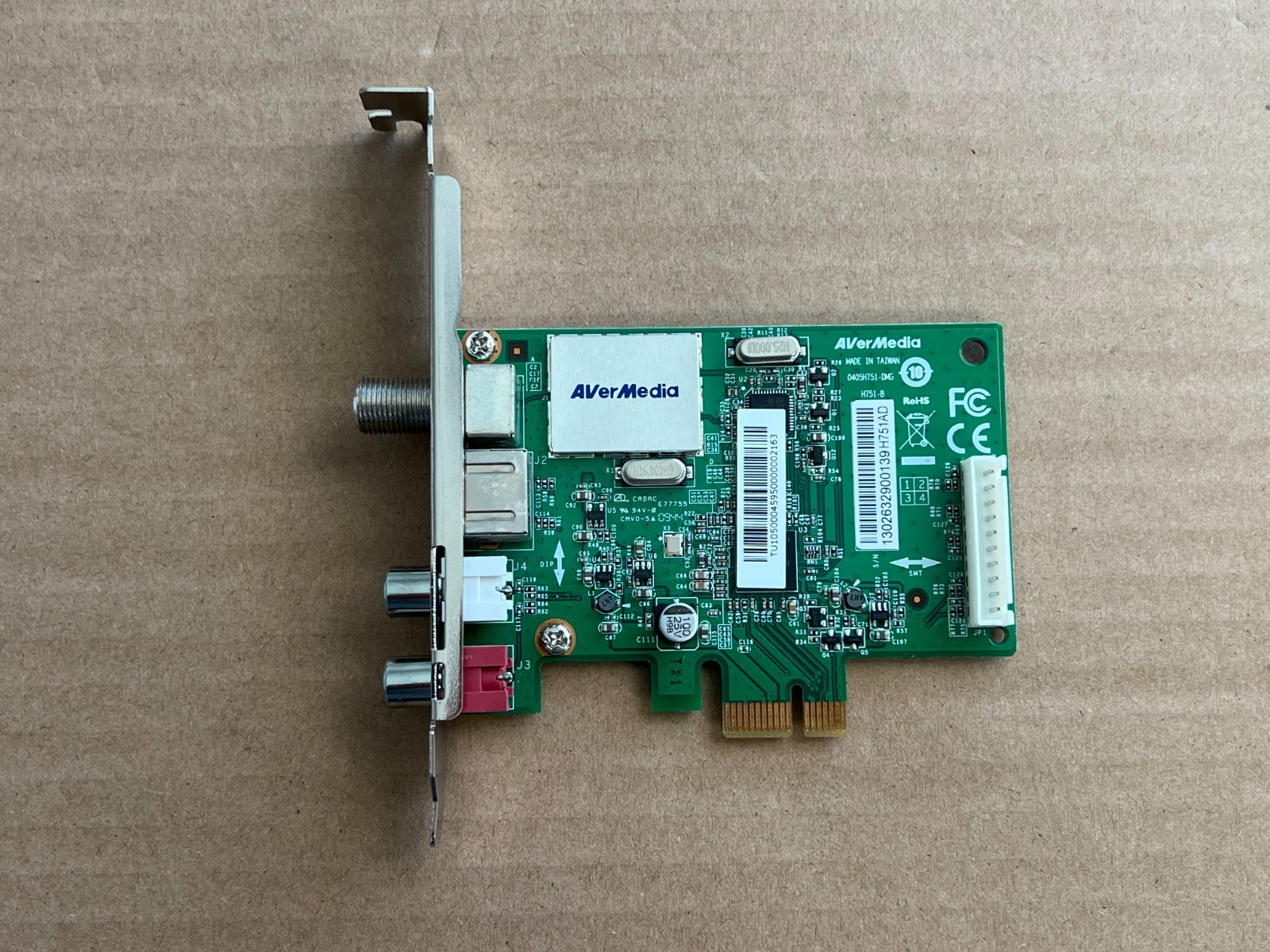 Acer AverMedia PCIe TV Tuner Card ONLY TU.10500.046 0405H751-DMG (H751-B)