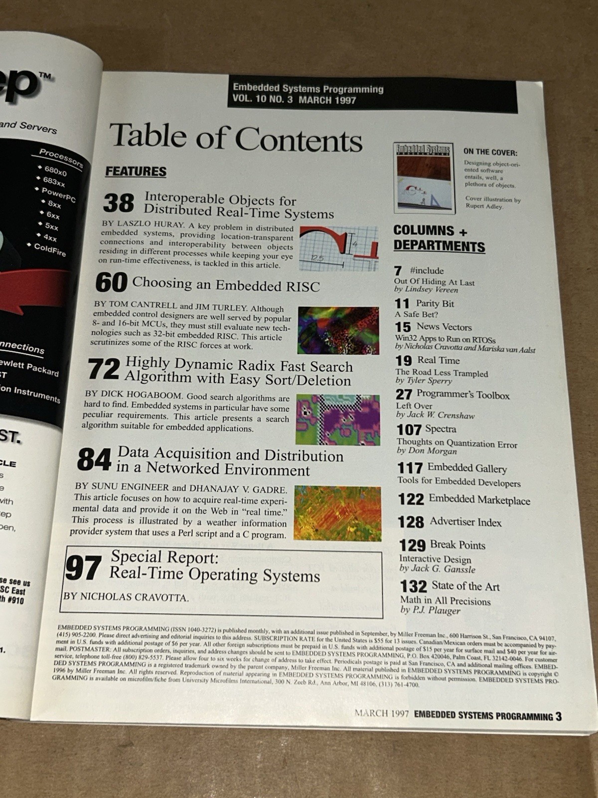 March 1997 Embedded Systems Programming Magazine Volume 10 Issue #3