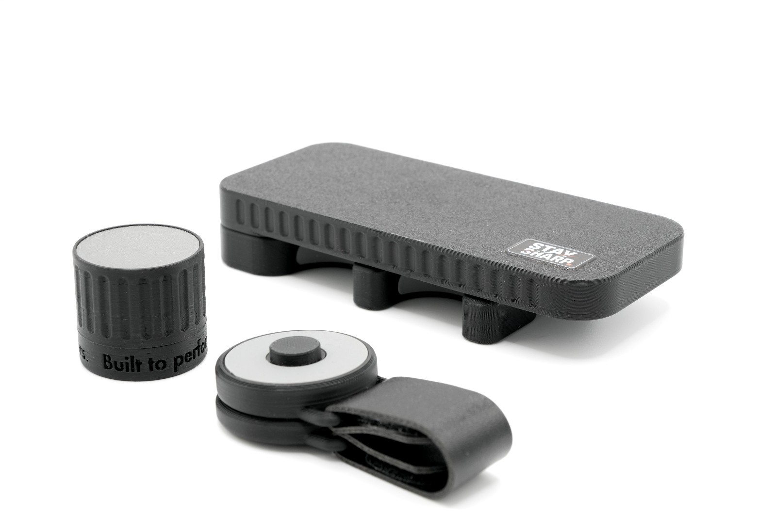 Cue Holder & Magnetic Chalk System Bundle – Made in USA | Black