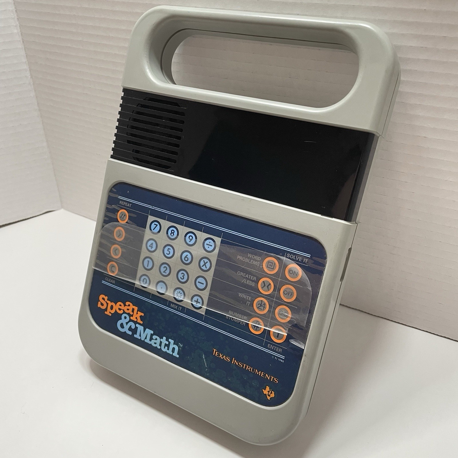 Vintage Texas Instruments - 1980's - Speak & Maths - Working Excellent Cond.