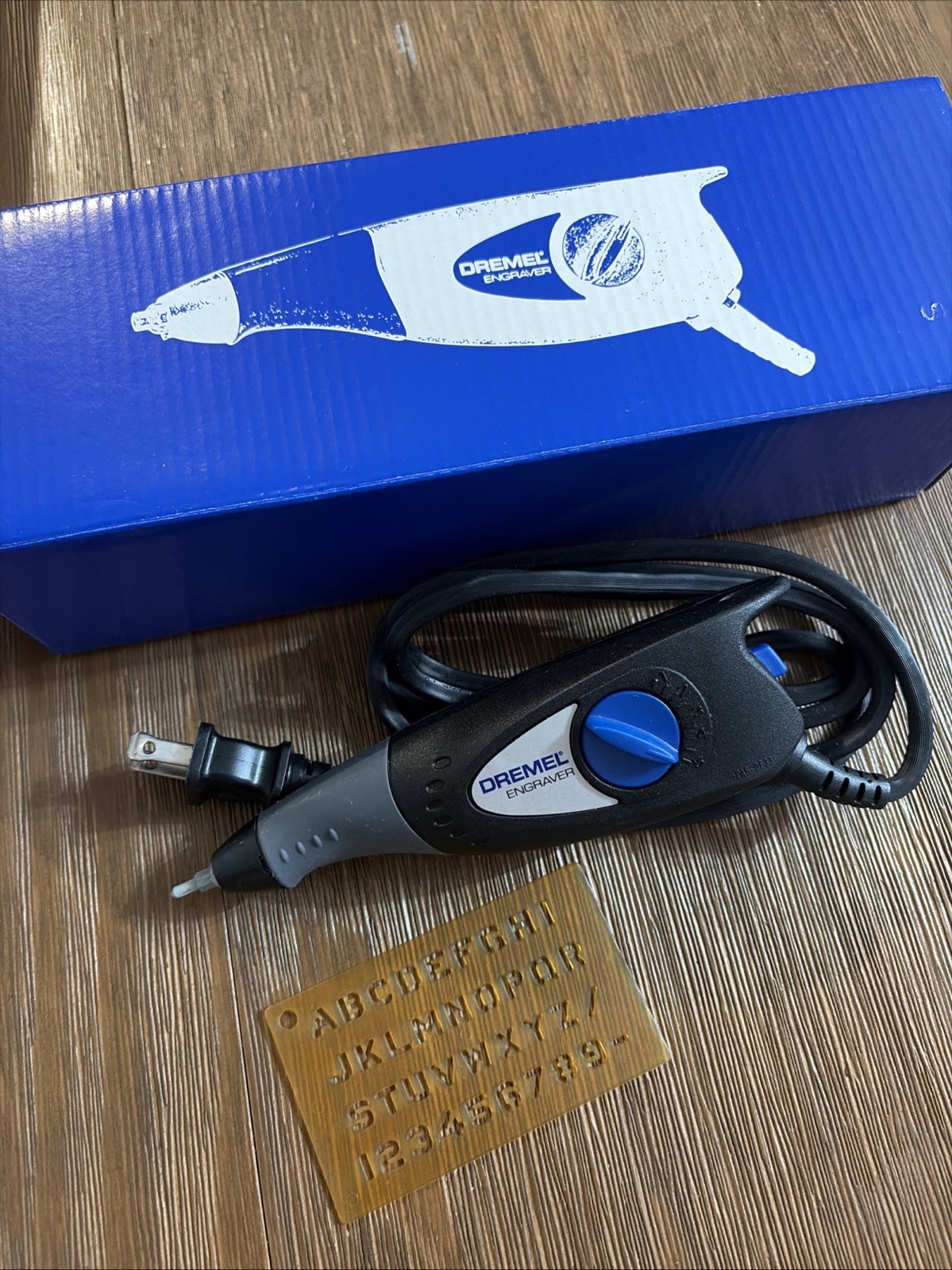 Dremel Engraver Model 290-01 Soft Grip Electric Engraver Tested Working W/ Box