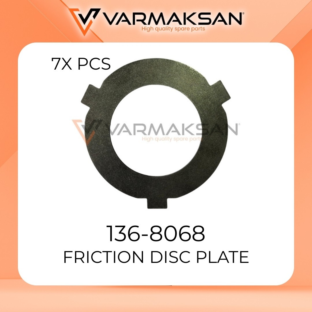 PACK OF 7  136-8068 FRICTION DISC PLATE / 1368068  Compatible with Caterpillar