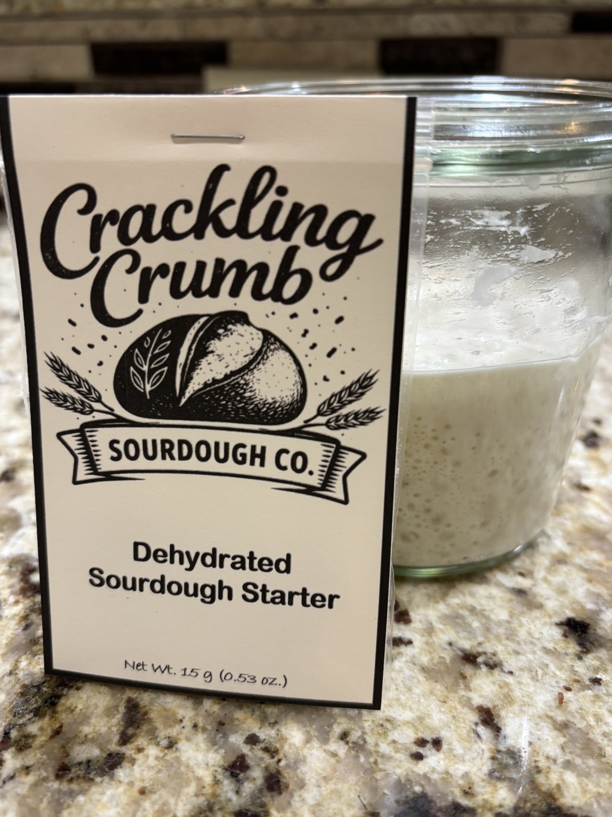 Active Dehydrated Sourdough Starter – Live Wild Yeast Culture for Bread Baking