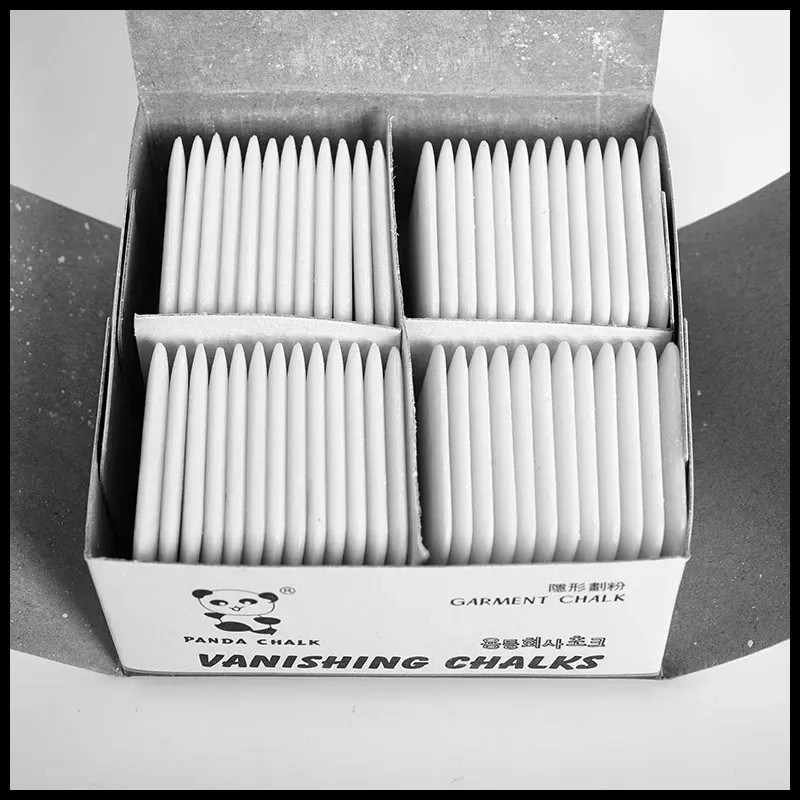 50Pcs Box Invisible Tailor Chalk Panda Garment Sewing Marking Tool