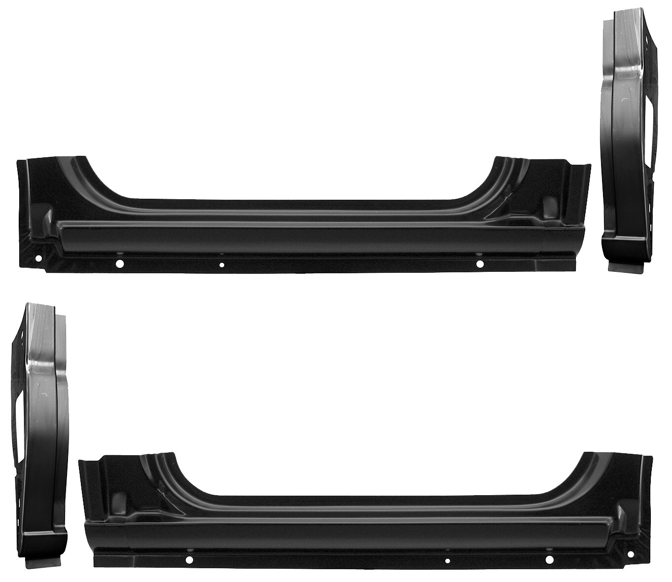 Rocker Panel Cab Corner Kit for 02-22 Ford Econoline Cut Away Van
