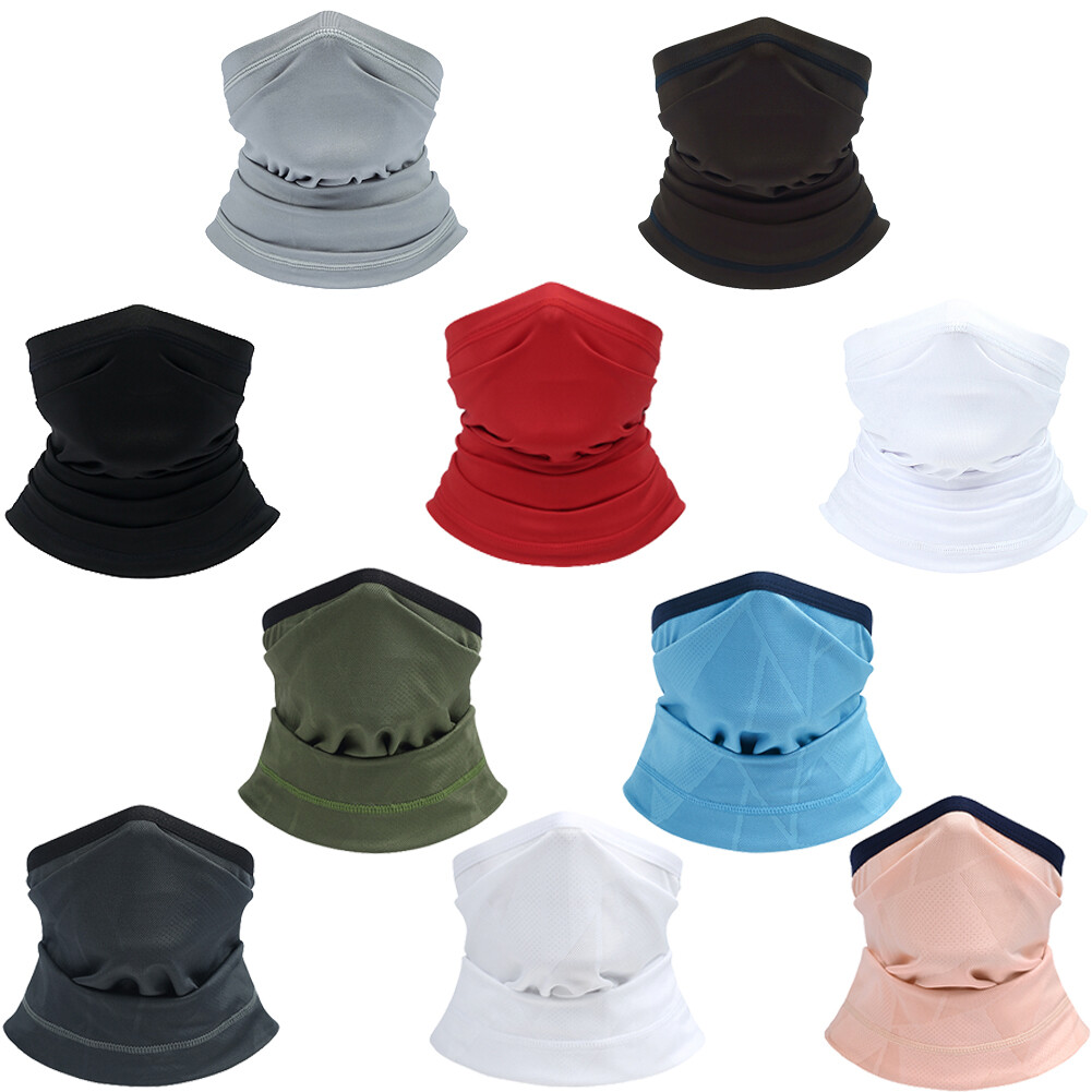 UV Sun Protection Face Masks Neck Gaiter Breathable Scarf Bandana for Men Women