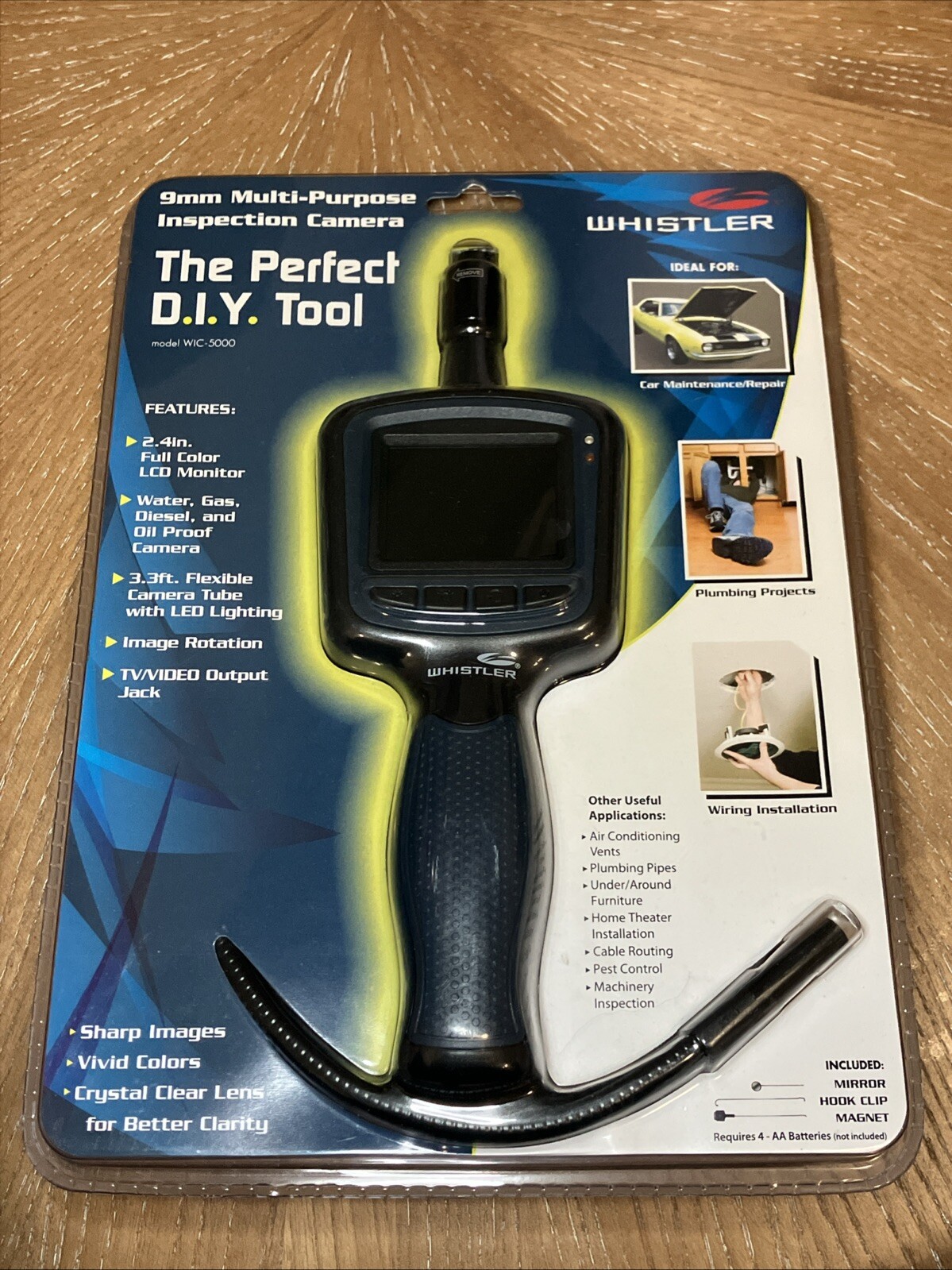 Whistler WIC-5000 Inspection Camera With LED Light - Brand New !!!