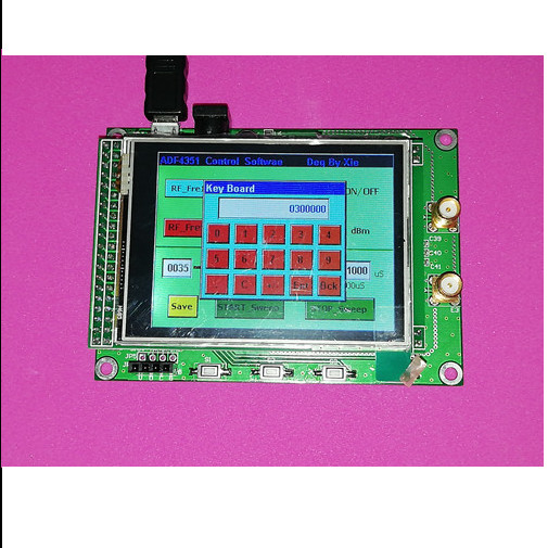 Quality ADF4350 Module STM32 Sweep RF Signal Source TFT Color Touch Screen