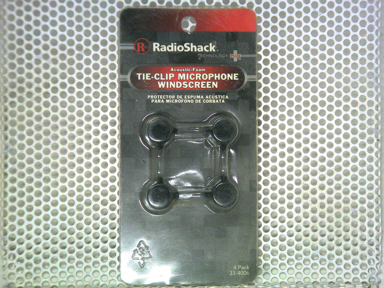 Windscreen for Tie-Clip Microphone (4-Pack)