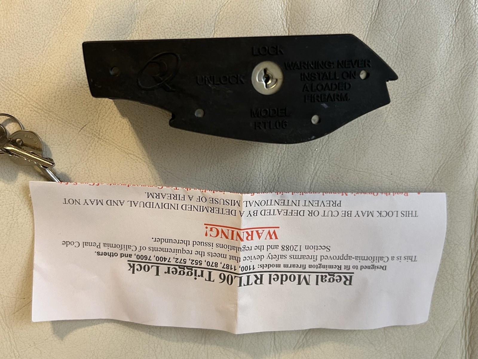 Regal New Model RTL06 Trigger Lock New Free shipping