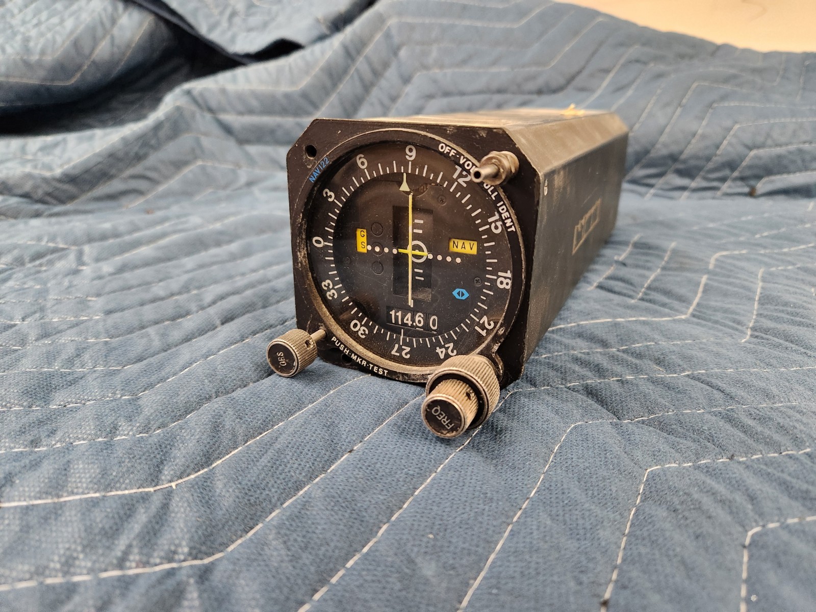 Narco NAV-122 TSO system Glidescope Indicator Nav Receiver 14 Volts