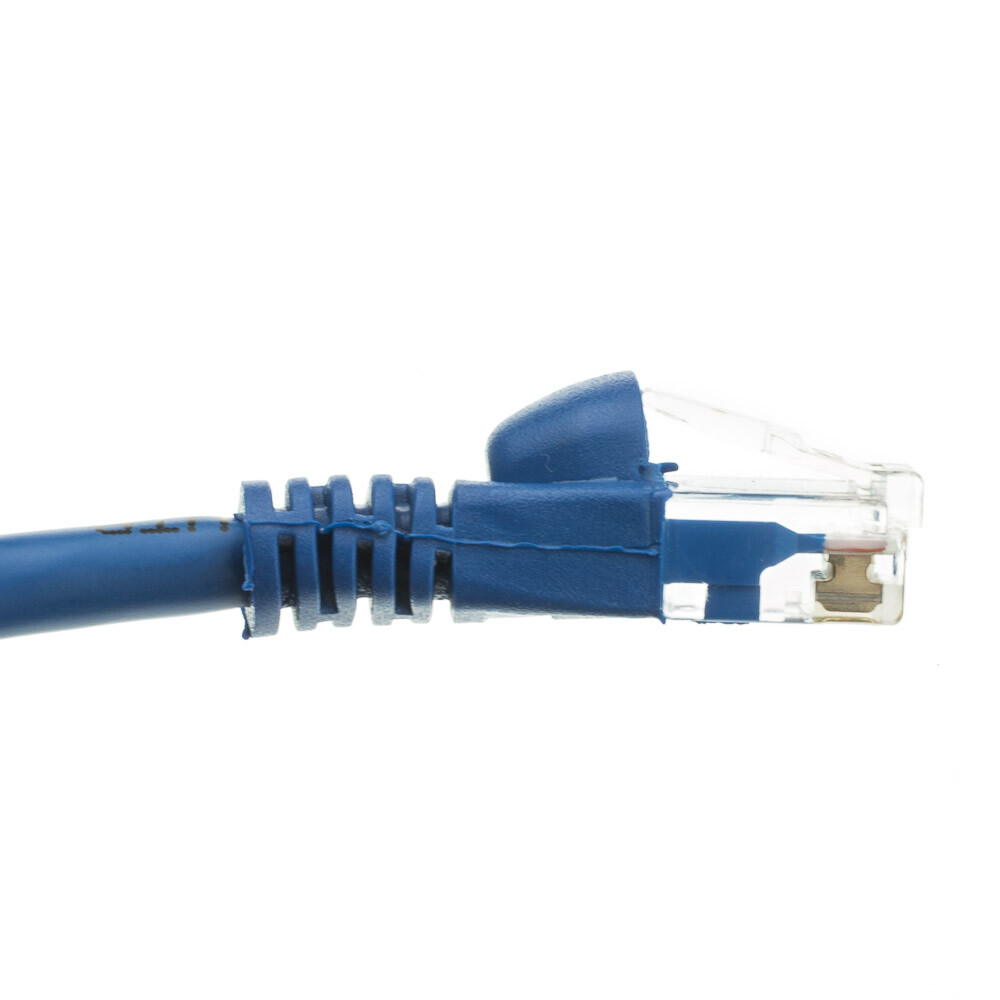 Snagless 25 Foot Cat5e Blue Network Ethernet Patch Cable