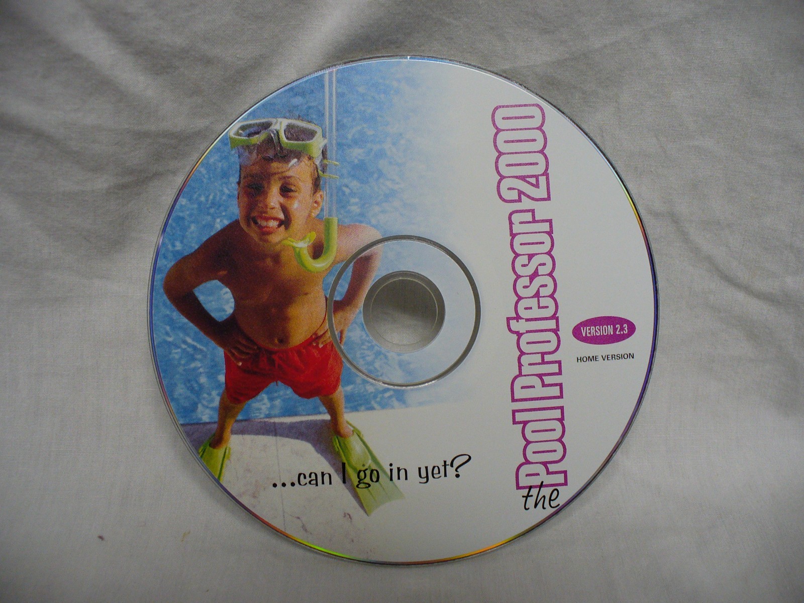 The Pool Professor 2000 Pool Management Program CD (Home Version 2.3)