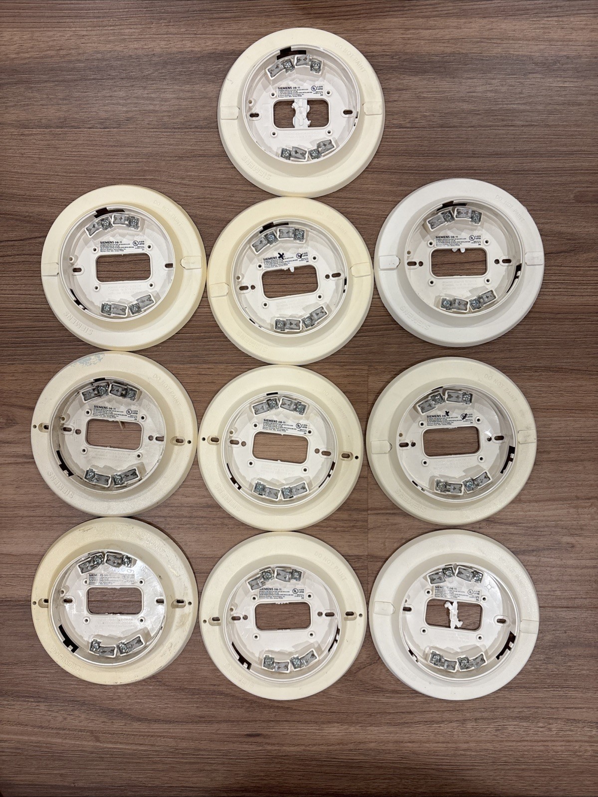 (LOT OF  10) Siemens DB-11 / 575-294194 Detector Bases (See Description)