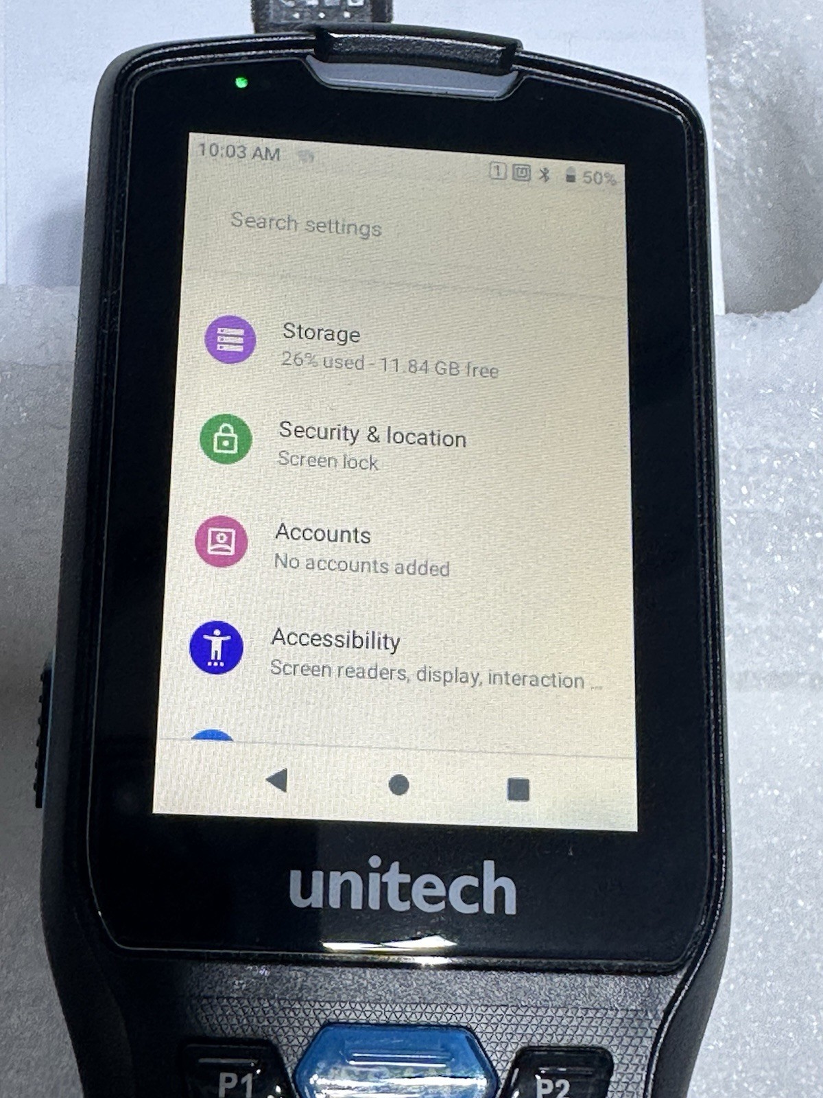 Unitech HT380 Rugged Handheld Bluetooth- OPEN BOX- FREE SHIP
