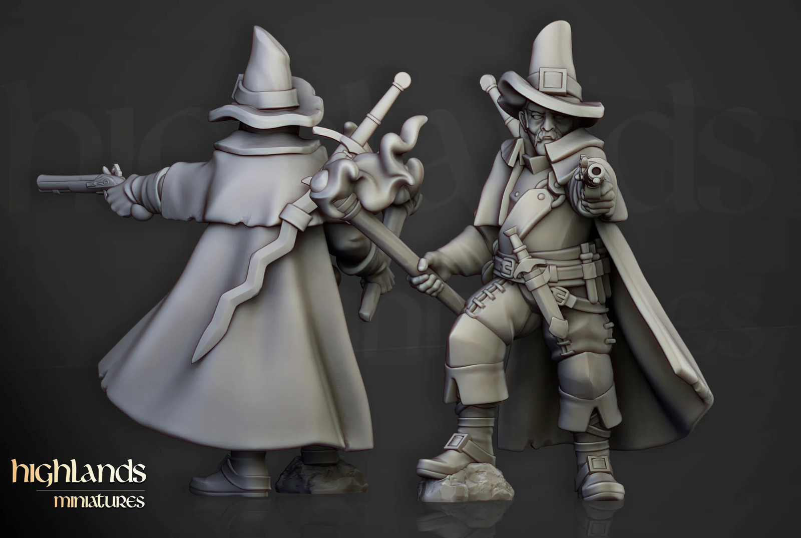 Witch Hunter A - 28-32mm Sunland - Resin Tabletop Miniature