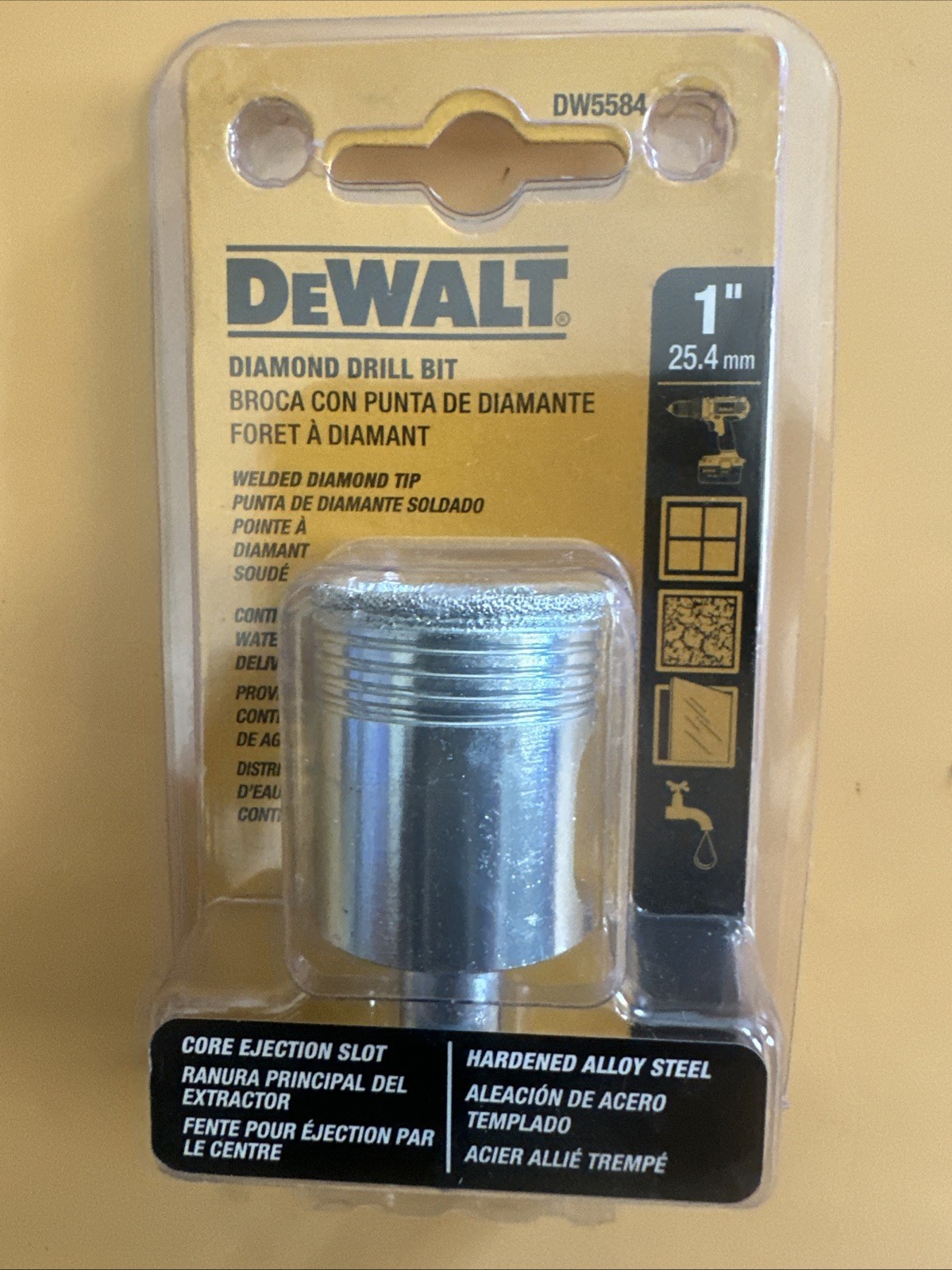 DEWALT 1” Diamond Drill Bit - 1 Inch
