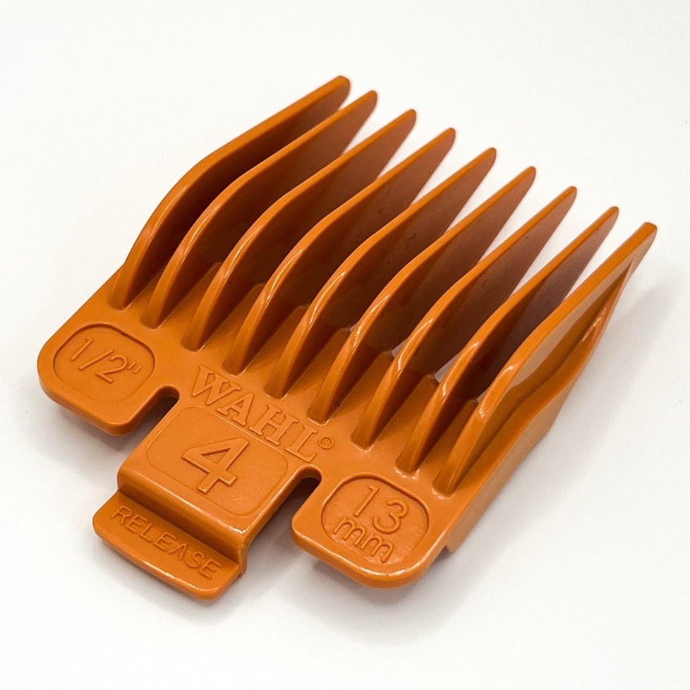 WAHL Color Pro #4 Guide Comb 1/2" (13mm) ORANGE Replacement Fits 9649(P) NEW OEM