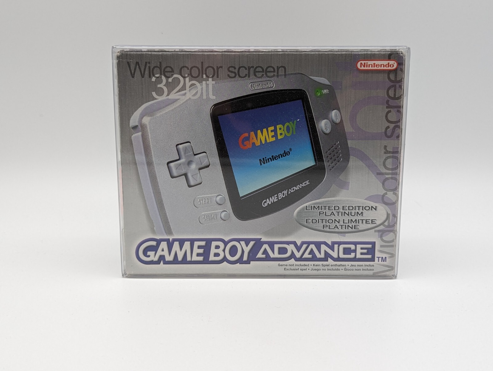 Protective case suitable for Game Boy Advance console original packaging game protector film