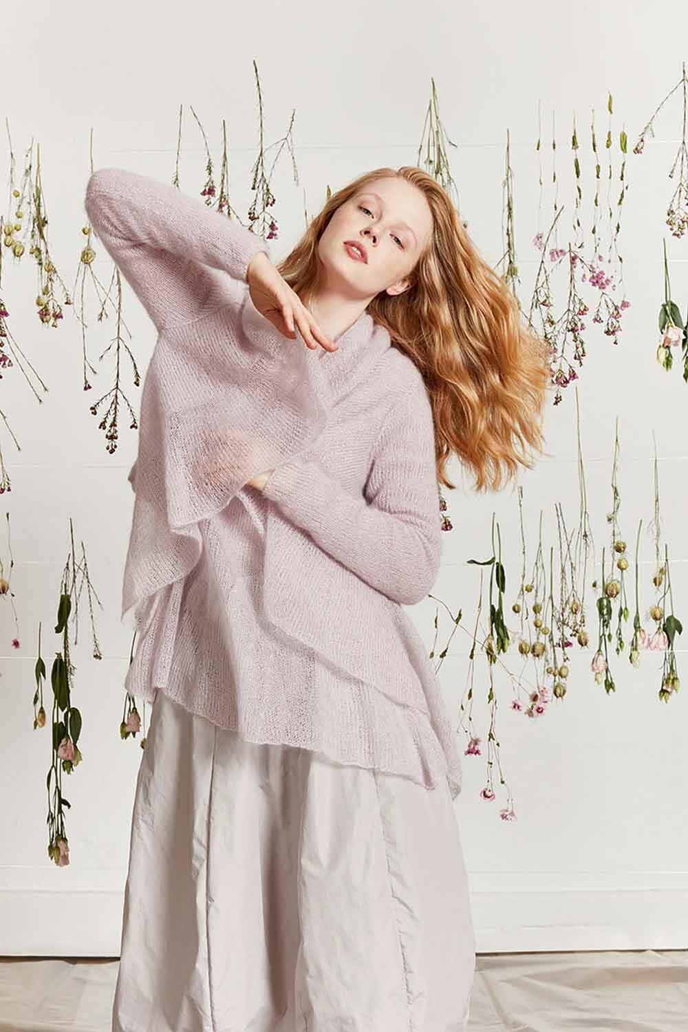 Jacket - Lang Yarns Lace - Model Package Knitting Package With Instructions G