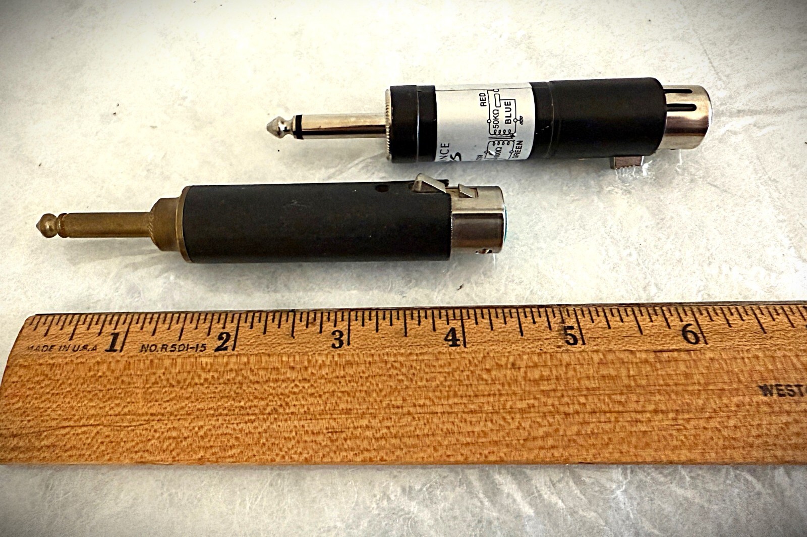 Lot of (2) Hi-Z to Low-Z Matching Transformers / XLR to 1/4" Phono