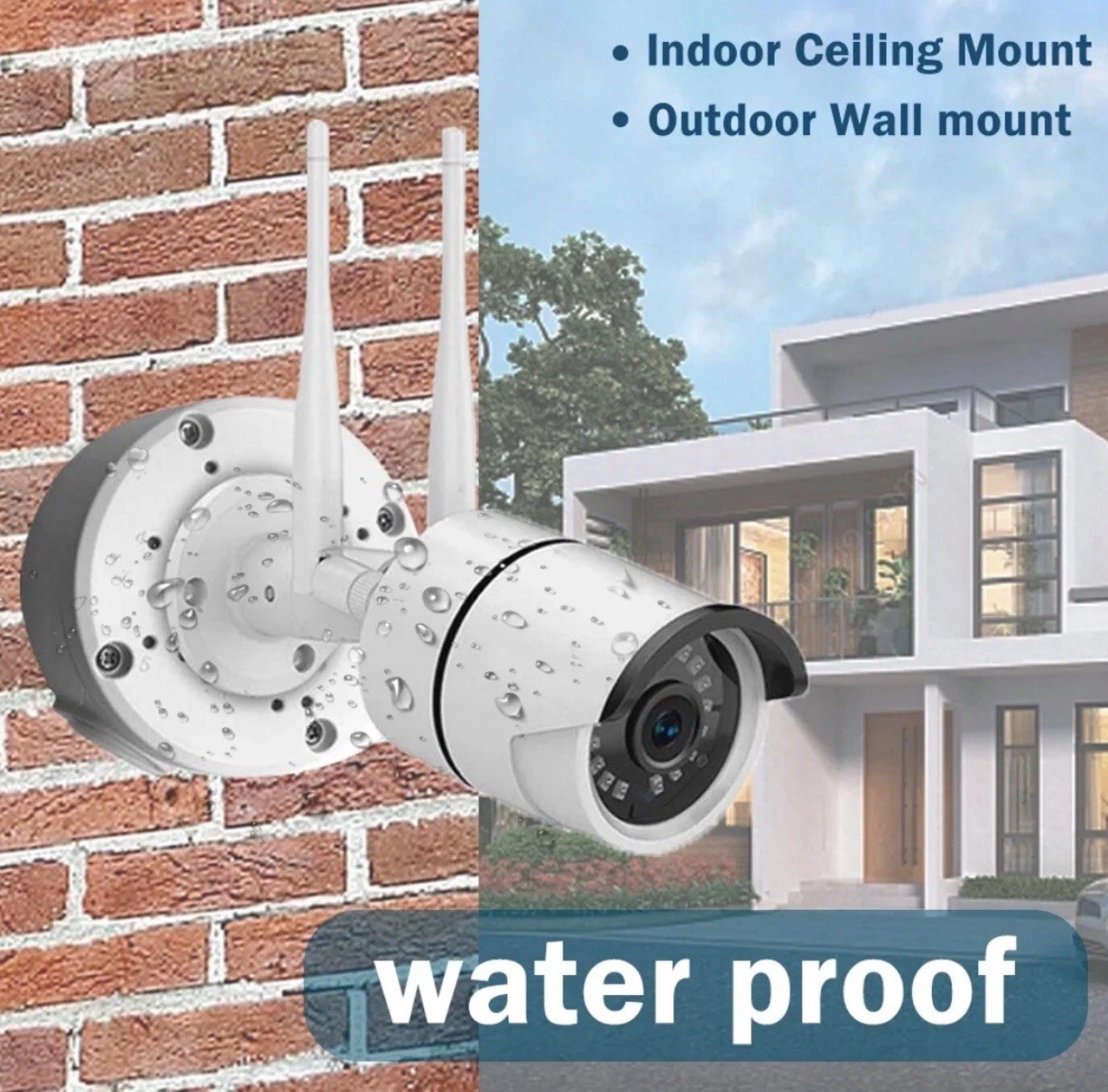 Camera Junction Box Mount Bracket Waterproof White for Security Camera