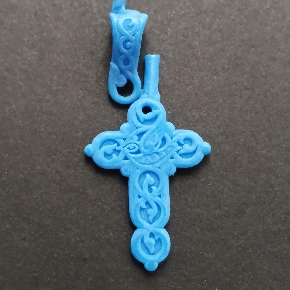 1 pc Cross Pendant Wax patterns for lost wax casting  jewelry/wax model_8676
